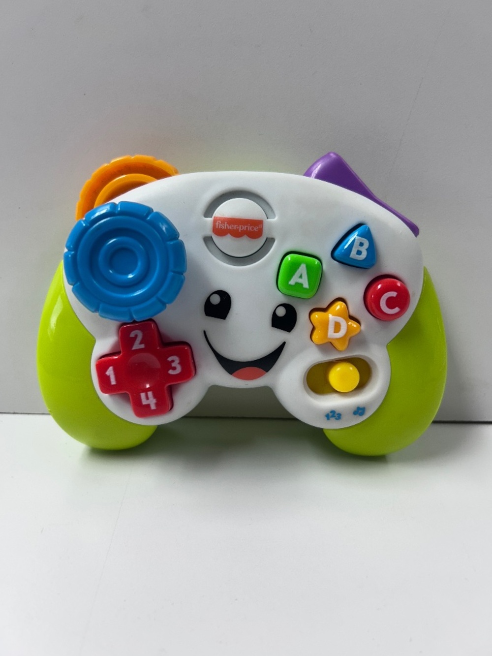 Fisher Price Laugh & Learn Game Controller Baby Lights Numbers Shapes Sounds